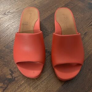 Gentle Souls Orange Women's Sandals